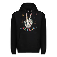 Black wife life Premium Hoodie - MaliasSmallBusiness
