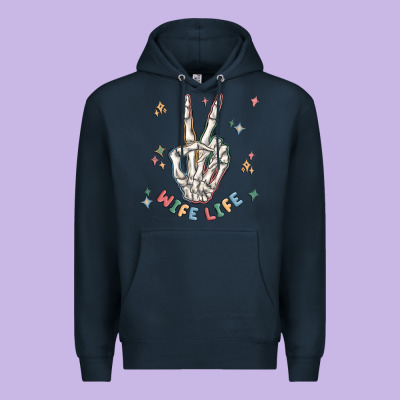 Wife Life Premium Hoodie Designed By Maliassmallbusiness