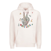 Pale Pink wife life Premium Hoodie - MaliasSmallBusiness