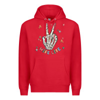 Red wife life Premium Hoodie - MaliasSmallBusiness