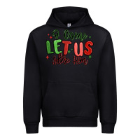 Black o come let us adore him christmas Urban Hoodie - MaliasSmallBusiness