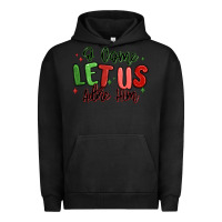 Pigment Black o come let us adore him christmas Urban Hoodie - MaliasSmallBusiness