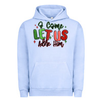 Pigment Grape Ice o come let us adore him christmas Urban Hoodie - MaliasSmallBusiness