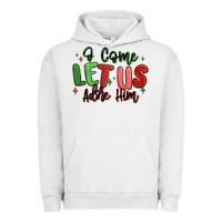 Pigment Lunar Rock o come let us adore him christmas Urban Hoodie - MaliasSmallBusiness