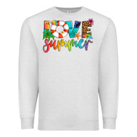 Oatmeal Heather love summer Premium Sweatshirt - Artiststas
