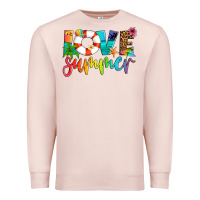 Pale Pink love summer Premium Sweatshirt - Artiststas