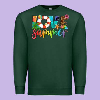 Love Summer Premium Sweatshirt Designed By Artiststas