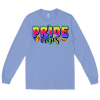 Colony Blue pride vibes Long Sleeve Tee - Zillion Design Studio
