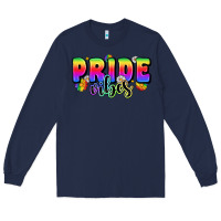 Navy pride vibes Long Sleeve Tee - Zillion Design Studio