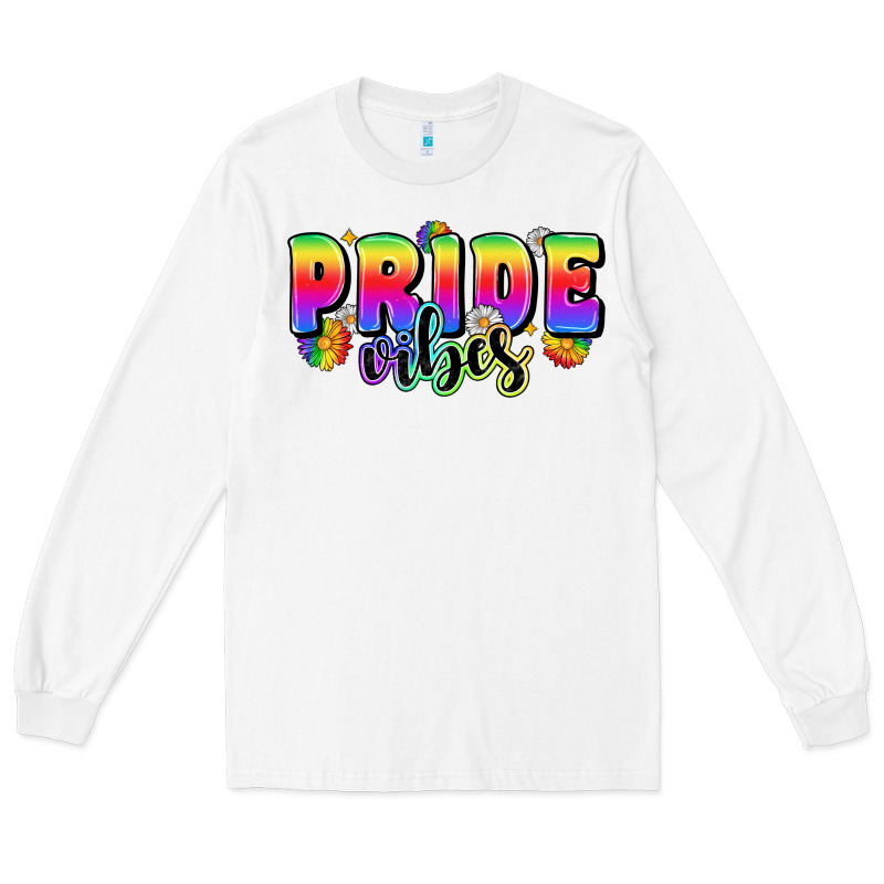 Pride Vibes Long Sleeve Tee by Zillion Design Studio | Teevron