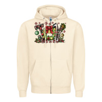 Sandshell Joy Zipper Hoodie - CowhideDigitalArt