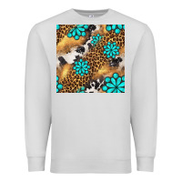 Dove Grey western turquoise gemstone seamless pattern Premium Sweatshirt - BundleAndBundleShop