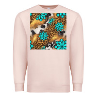 Pale Pink western turquoise gemstone seamless pattern Premium Sweatshirt - BundleAndBundleShop