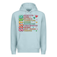 Blue Mist sister beautiful loyal reliable Premium Hoodie - MaliasSmallBusiness