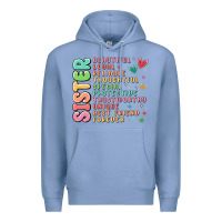 Colony Blue sister beautiful loyal reliable Premium Hoodie - MaliasSmallBusiness