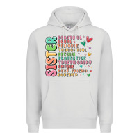 Dove Grey sister beautiful loyal reliable Premium Hoodie - MaliasSmallBusiness