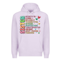 Lilac sister beautiful loyal reliable Premium Hoodie - MaliasSmallBusiness