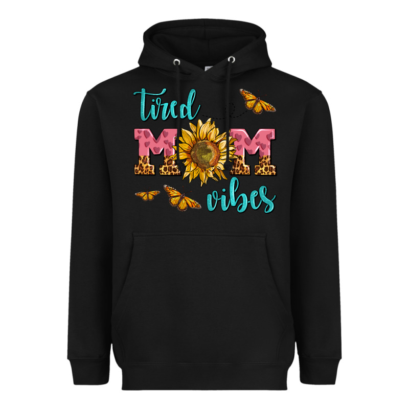 Tired Mom Vibes Heavyweight Hoodie by AdoDesignShop | Teevron