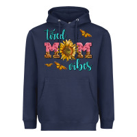 Navy tired mom vibes Heavyweight Hoodie - AdoDesignShop