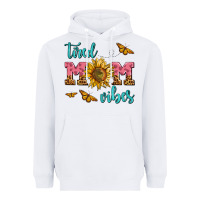 White tired mom vibes Heavyweight Hoodie - AdoDesignShop