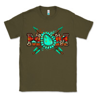 Army Green aztec mom Classic Tee - Zillion Design Studio