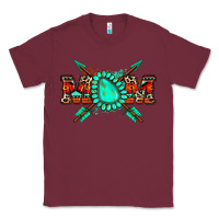 Burgundy aztec mom Classic Tee - Zillion Design Studio