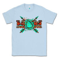 Dusty Blue aztec mom Classic Tee - Zillion Design Studio