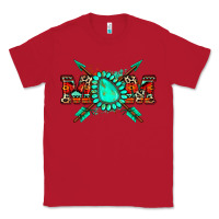 Red aztec mom Classic Tee - Zillion Design Studio