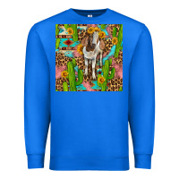 True Royal western boer goat seamless pattern Premium Sweatshirt - BundleAndBundleShop