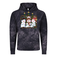 Cloud Black christmas snowman Vintage Hoodie - AdoDesignShop