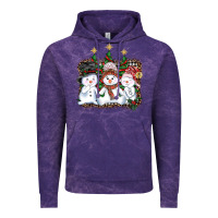 Cloud Purple christmas snowman Vintage Hoodie - AdoDesignShop