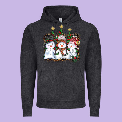 Christmas Snowman Vintage Hoodie Designed By Adodesignshop