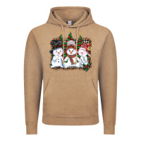 Vintage Coffee christmas snowman Vintage Hoodie - AdoDesignShop