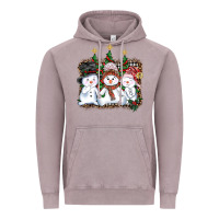 Vintage Zinc christmas snowman Vintage Hoodie - AdoDesignShop
