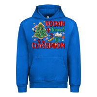 Cobalt rockin around the clasroom teacher Urban Hoodie - MaliasSmallBusiness