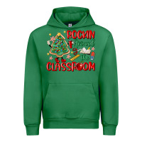Emerald rockin around the clasroom teacher Urban Hoodie - MaliasSmallBusiness