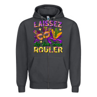 Smoke laissez les bon temps rouler Zipper Hoodie - FaDigitalArtStudio