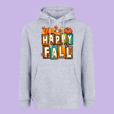 Happy Fall Heavyweight Hoodie Designed By Artiststas