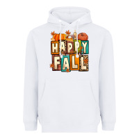 White happy fall Heavyweight Hoodie - Artiststas