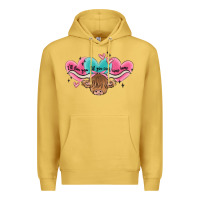 Antique Gold western cow and heart Premium Hoodie - MaliasSmallBusiness