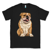 Black english bulldog Classic Tee - RanaPortraitStore