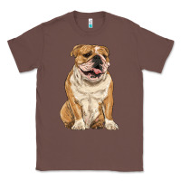 Chestnut english bulldog Classic Tee - RanaPortraitStore