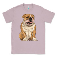 Lilac english bulldog Classic Tee - RanaPortraitStore