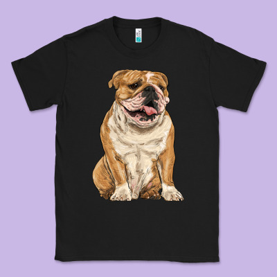 English Bulldog Classic Tee Designed By Ranaportraitstore