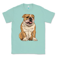 Seafoam english bulldog Classic Tee - RanaPortraitStore
