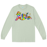Matcha pride ribbon Long Sleeve Tee - Zillion Design Studio