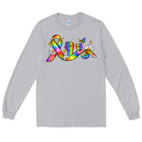 Moon Dust pride ribbon Long Sleeve Tee - Zillion Design Studio