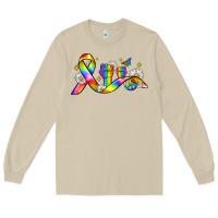 Mushroom pride ribbon Long Sleeve Tee - Zillion Design Studio