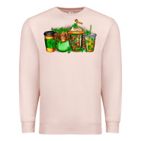 Pale Pink longhaired cow st patricks coffee Premium Sweatshirt - Jasminsmagicworld