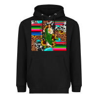 Black san judas leopard cowhide gemstone Heavyweight Hoodie - JahusDesignShop